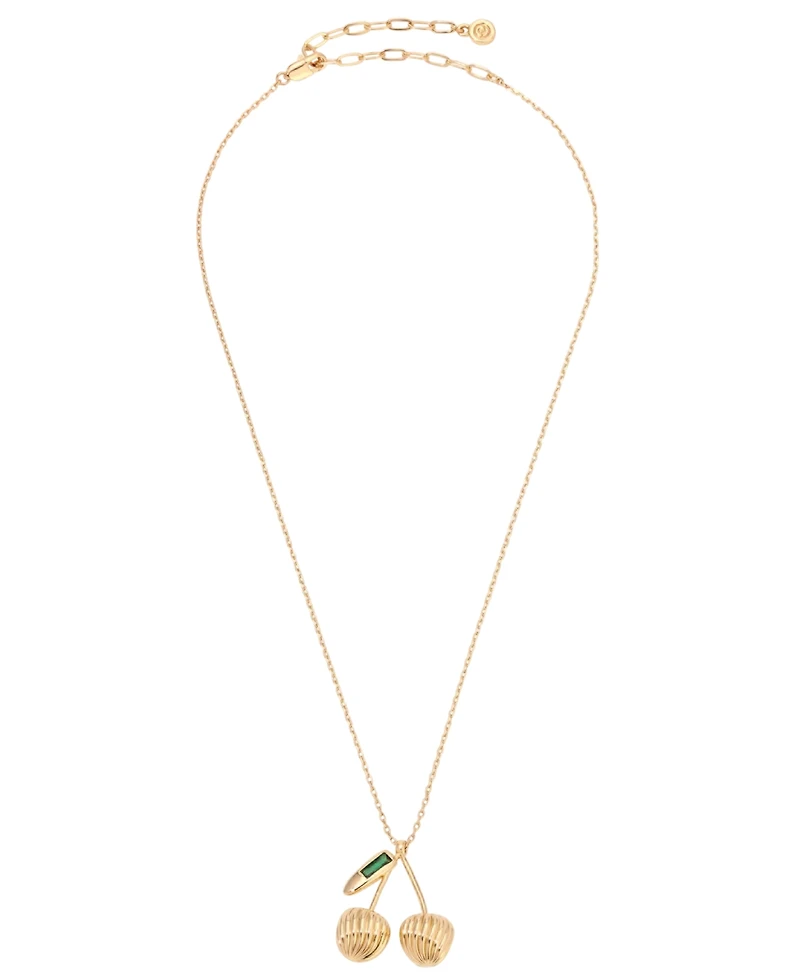 Ettika 18k Gold-Plated Sweet Cherry Necklace