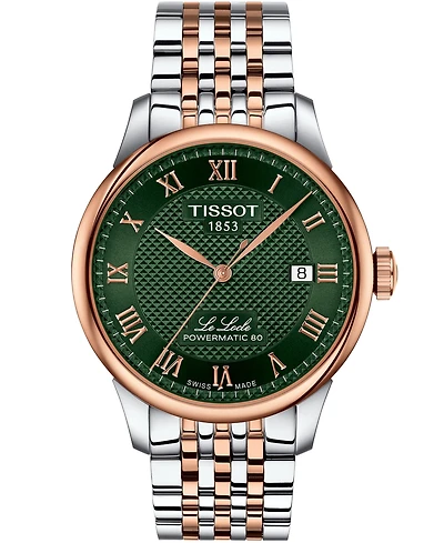 Tissot Men's Powermatic Green Dial Stainless Steel Watch, 39.30mm