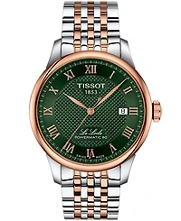 Tissot Men's Powermatic Green Dial Stainless Steel Watch, 39.30mm
