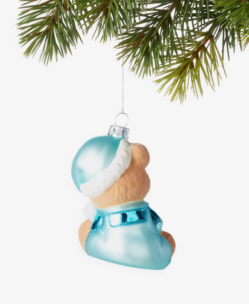 Holiday Lane Baby's First Blue Bear Ornament, Macy's Exclusive