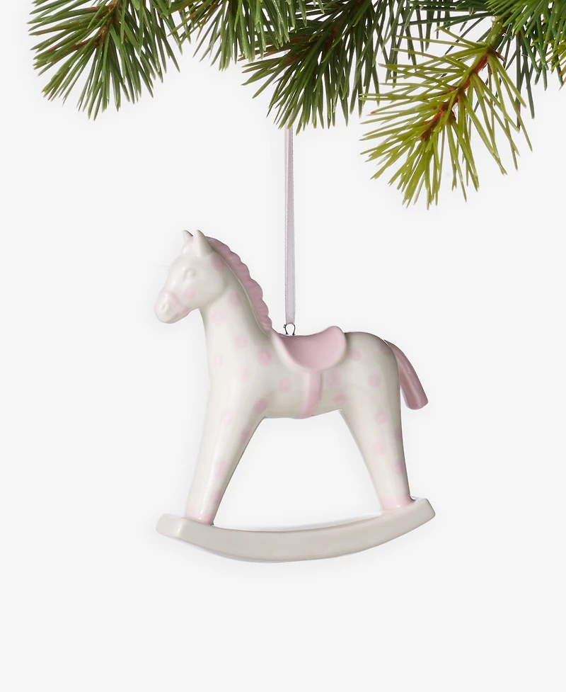 Holiday Lane Baby's First Pink Horse With Baby's 1st Christmas 2026 Ornament, Macy's Exclusive