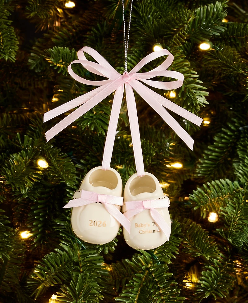 Holiday Lane 2025 Baby's First Christmas Pink Ornament Exclusively at Macy's