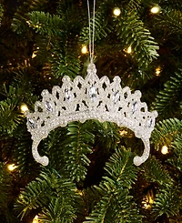 Holiday Lane Beauty Boom Embellished Crown Ornament, Macy's Exclusive