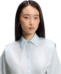 Boss by Hugo Boss Women's Cotton Poplin Relaxed-Fit Blouse