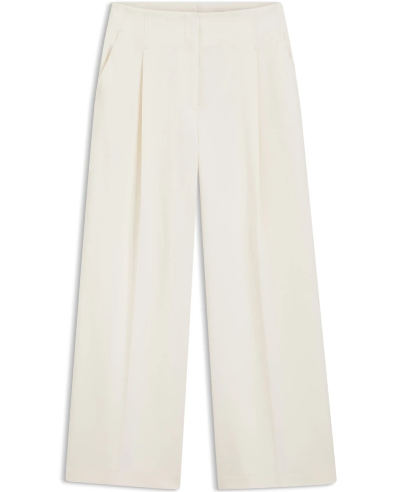 Boss by Hugo Women's Pleat Front Relaxed-Fit Pants