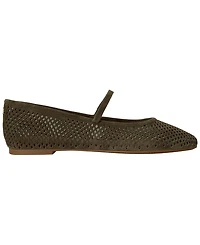 Lauren Ralph Women's Jayna Perforated Mary Jane Flats