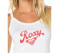 Roxy Women's Wanderer Scoop Neck Cropped Tank Top