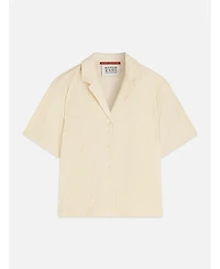 Scotch & Soda Women's Towelling Short Sleeved Shirt