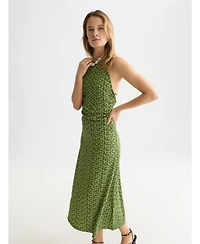 Scotch & Soda Women's Open-Back Midi Sundress