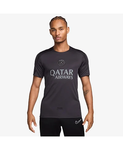 Nike Men's Anthracite Paris Saint-Germain Strike Dri-fit Top