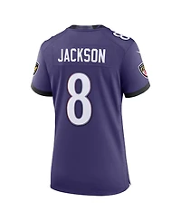 Nike Women's Lamar Jackson Purple Baltimore Ravens Team Game Jersey