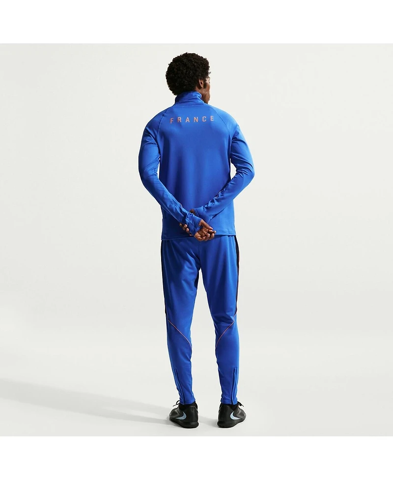 Nike Men's Blue France National Team 2026 Strike Dri-fit Quarter-Zip Drill Top