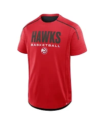Fanatics Men's Red Atlanta Hawks Inbound Pass Play Practice T-Shirt