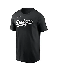 Nike Men's Mookie Betts Black Los Angeles Dodgers Name Number T-Shirt