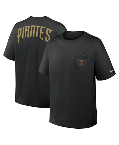 Nike Men's Black Pittsburgh Pirates City Connect Max90 Pocket T-Shirt