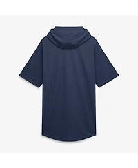 Nike Men's Navy Detroit Tigers Arched Wordmark Tri-Blend Hooded T-Shirt