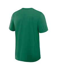 Nike Men's Kelly Green Athletics Authentic Collection Early Work Tri-Blend Dri-fit T-Shirt