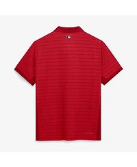 Nike Men's Red Cleveland Guardians Authentic Collection Striped Victory Dri-fit Polo Shirt