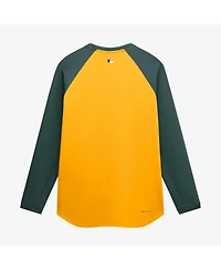 Nike Men's Gold Athletics Authentic Collection Raglan Dri-fit Sweatshirt
