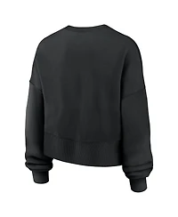 Nike Women's Black Los Angeles Dodgers Oversized Primetime Sweatshirt