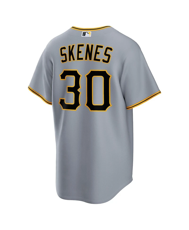 Nike Men's Paul Skenes Gray Pittsburgh Pirates Road Replica Jersey