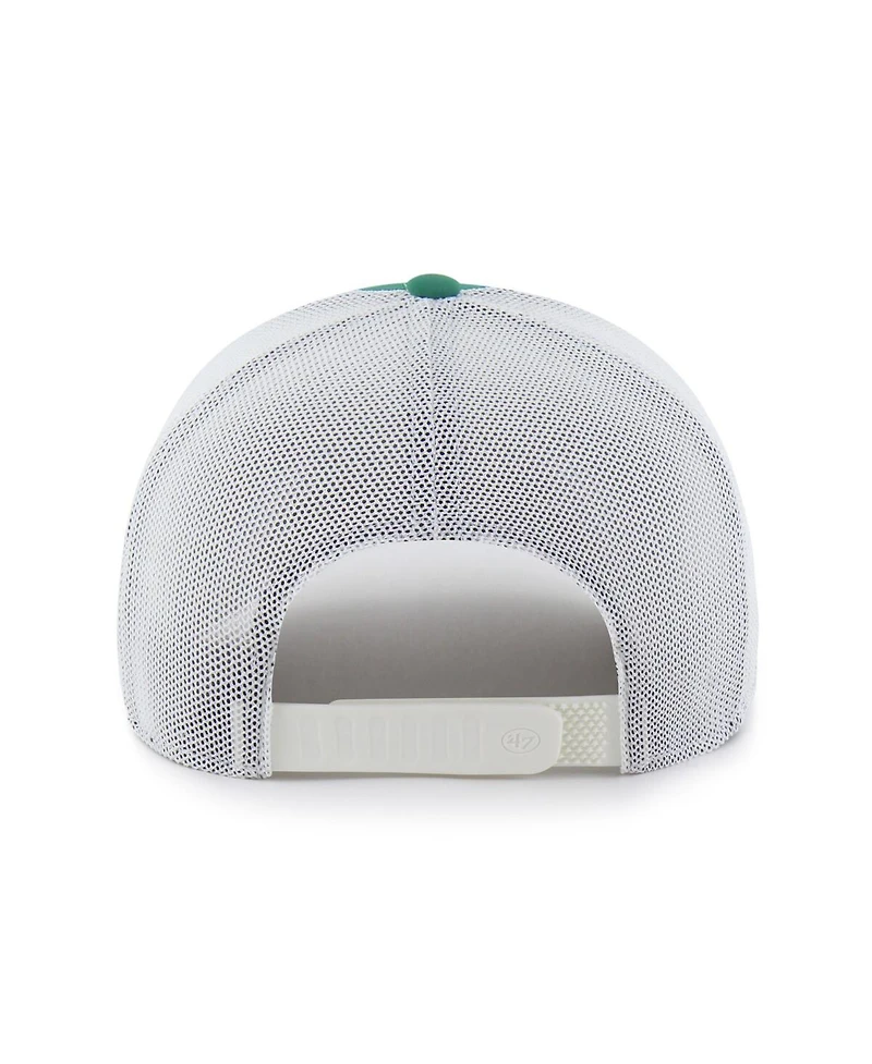 '47 Brand Men's Kelly Green/White New York Mets Elevated Greens Adjustable Trucker Hat