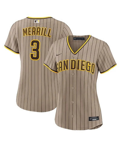 Nike Women's Jackson Merrill Sand San Diego Padres Replica Jersey