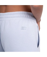 Starter Women's Light Blue Los Angeles Dodgers Pastel High Waisted Shorts