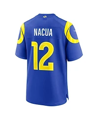 Nike Men's Puka Nacua Royal Los Angeles Rams Team Game Player Jersey