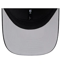 New Era Men's Black York Yankees Metallic 39THIRTY M-Crown Flex Hat