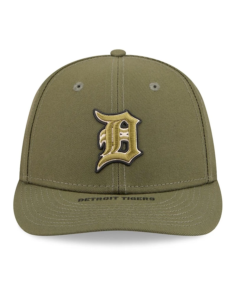 New Era Men's Olive Detroit Tigers 2026 Armed Forces Day Low Profile 59FIFTY Fitted Hat
