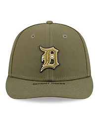 New Era Men's Olive Detroit Tigers 2026 Armed Forces Day Low Profile 59FIFTY Fitted Hat