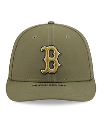 New Era Men's Olive Boston Red Sox 2026 Armed Forces Day Low Profile 59FIFTY Fitted Hat