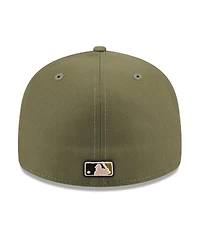 New Era Men's Olive York Mets 2026 Armed Forces Day Low Profile 59FIFTY Fitted Hat