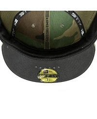 New Era Men's Olive Los Angeles Angels 2026 Armed Forces Day 59FIFTY Fitted Hat