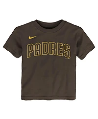Nike Toddler Fernando Tatis Jr. Brown San Diego Padres Name Number T-Shirt