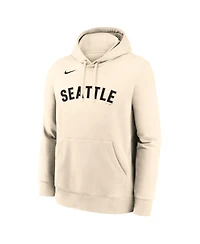 Nike Men's Cream Seattle Mariners Alternate Club Fleece Hoodie