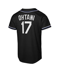Nike Big Boys and Girls Shohei Ohtani Black Los Angeles Dodgers Fashion Replica Player Jersey