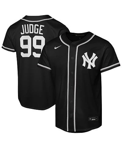 Nike Big Boys and Girls Aaron Judge Black New York Yankees Fashion Replica Player Jersey