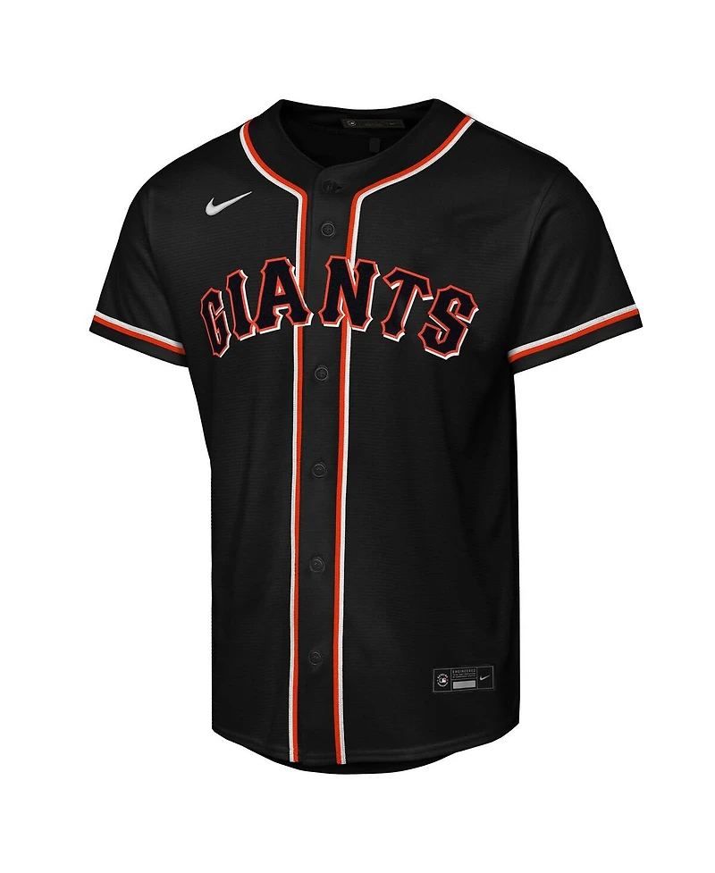 Nike Big Boys and Girls Matt Chapman Black San Francisco Giants Fashion Replica Player Jersey