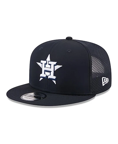 New Era Men's Navy Houston Astros 2026 Batting Practice 9FIFTY Snapback Hat