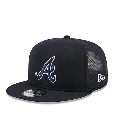 New Era Men's Navy Atlanta Braves 2026 Batting Practice 9FIFTY Snapback Hat