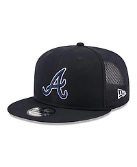 New Era Men's Navy Atlanta Braves 2026 Batting Practice 9FIFTY Snapback Hat