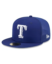 New Era Men's Royal Texas Rangers 2026 Batting Practice 59FIFTY Fitted Hat