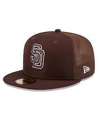 New Era Men's Brown San Diego Padres 2026 Batting Practice 59FIFTY Fitted Hat