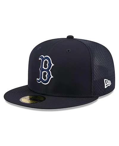 New Era Men's Navy Boston Red Sox 2026 Batting Practice 59FIFTY Fitted Hat