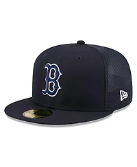New Era Men's Navy Boston Red Sox 2026 Batting Practice 59FIFTY Fitted Hat