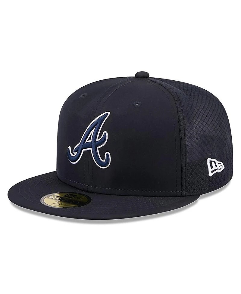 New Era Men's Navy Atlanta Braves 2026 Batting Practice 59FIFTY Fitted Hat