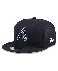 New Era Men's Navy Atlanta Braves 2026 Batting Practice 59FIFTY Fitted Hat