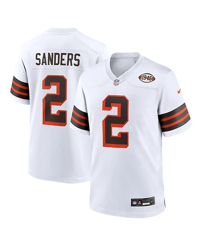 Nike Men's Shedeur Sanders White Cleveland Browns Alternate Game Jersey